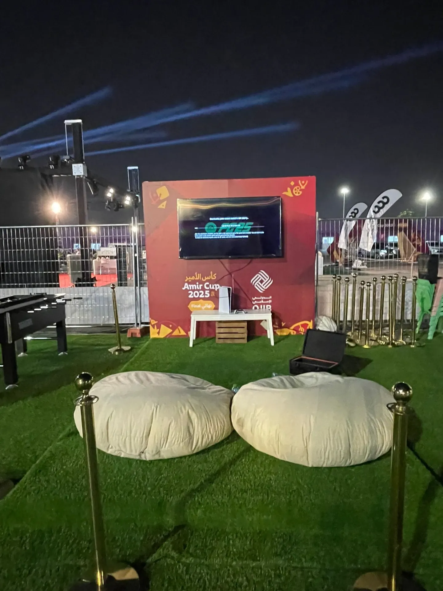 PlayStation + TV + Bean bag 