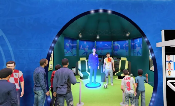 Hologram Football Idol