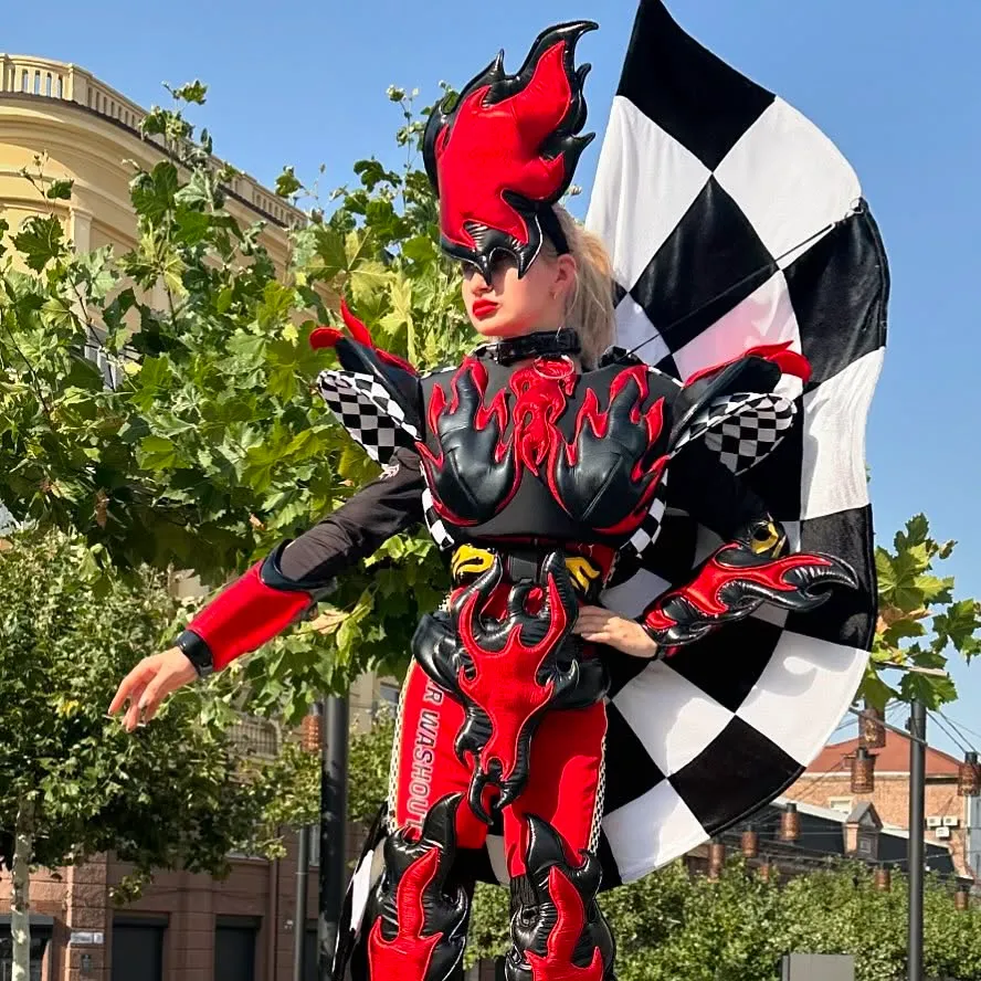 F1 Stilt Walkers