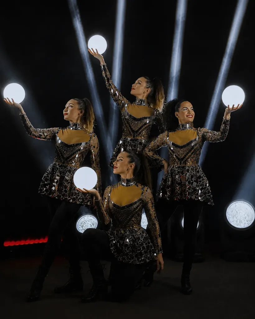 LED Spheres Show