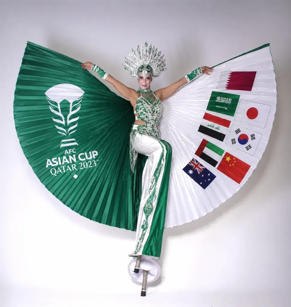 Football Stilt walkers