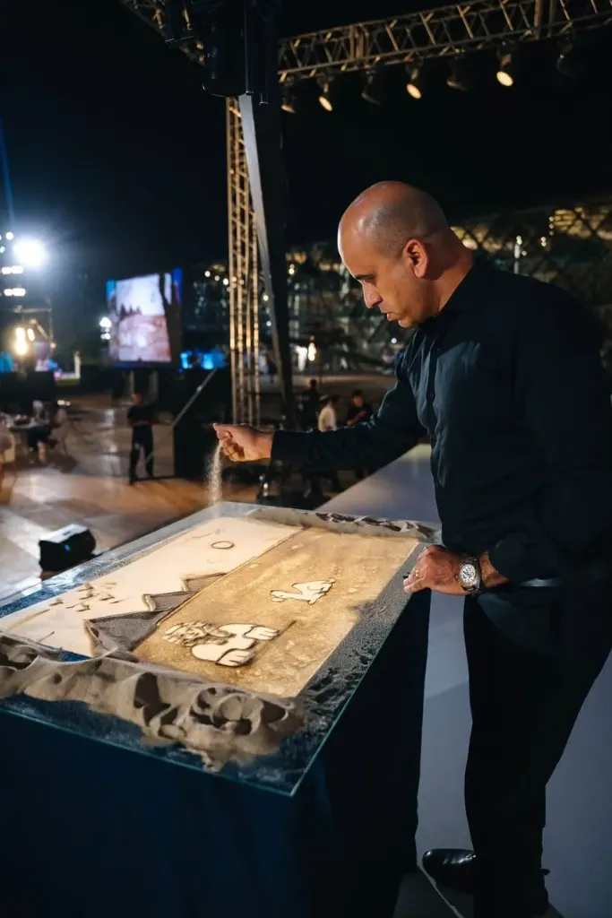 Michael - Sand Art